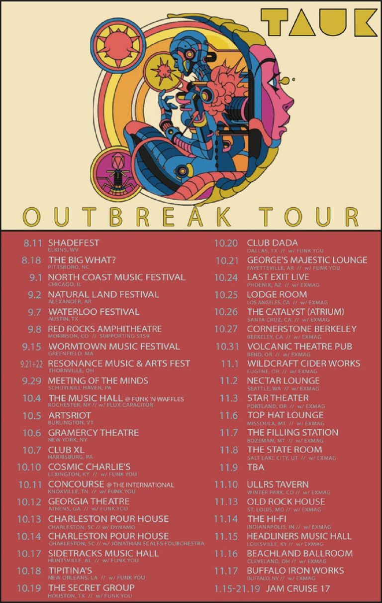 TAUK Shares "CMF 9000" + Announces Fall Tour Dates