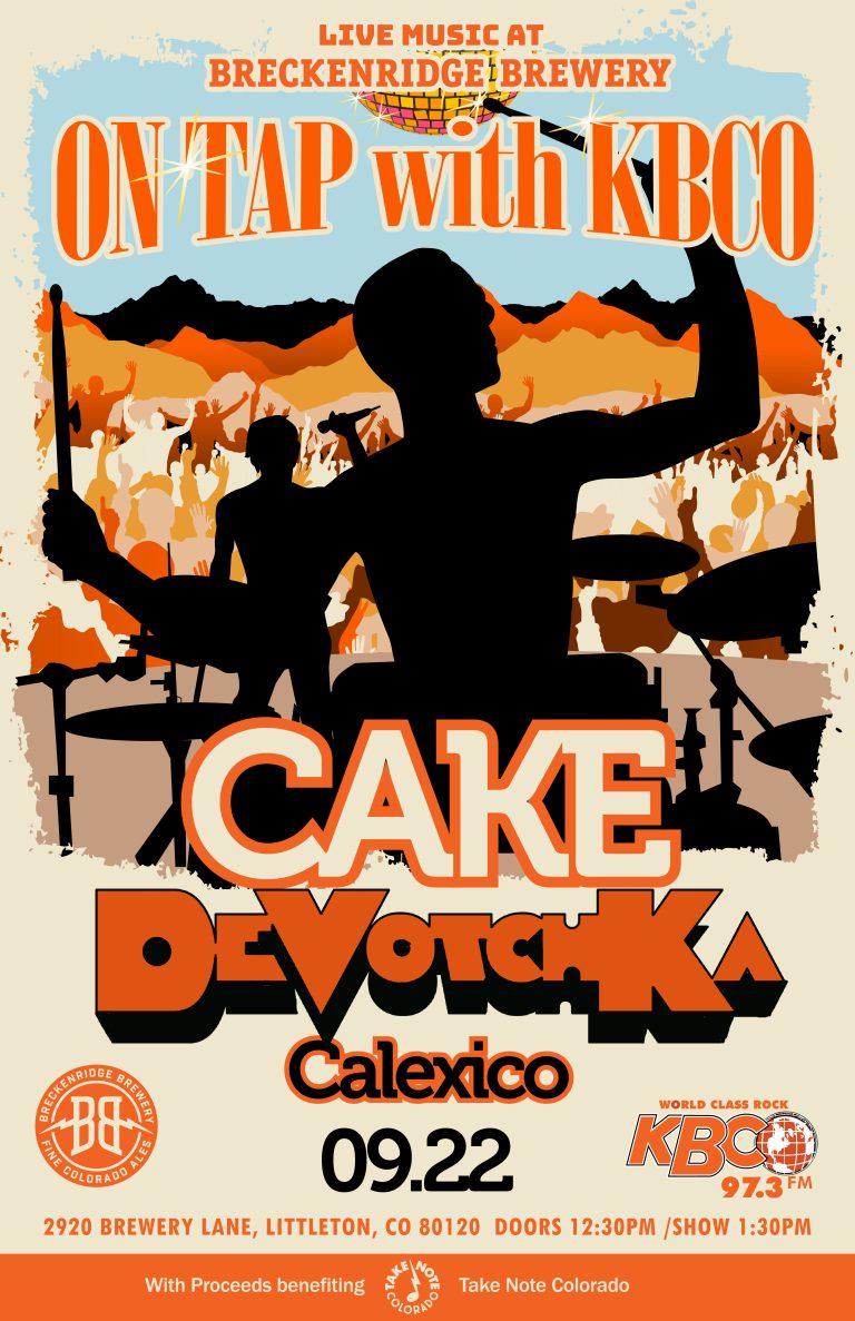 On Tap w/ KBCO – Cake, DeVotchKa, Calexico | 9/22/18
