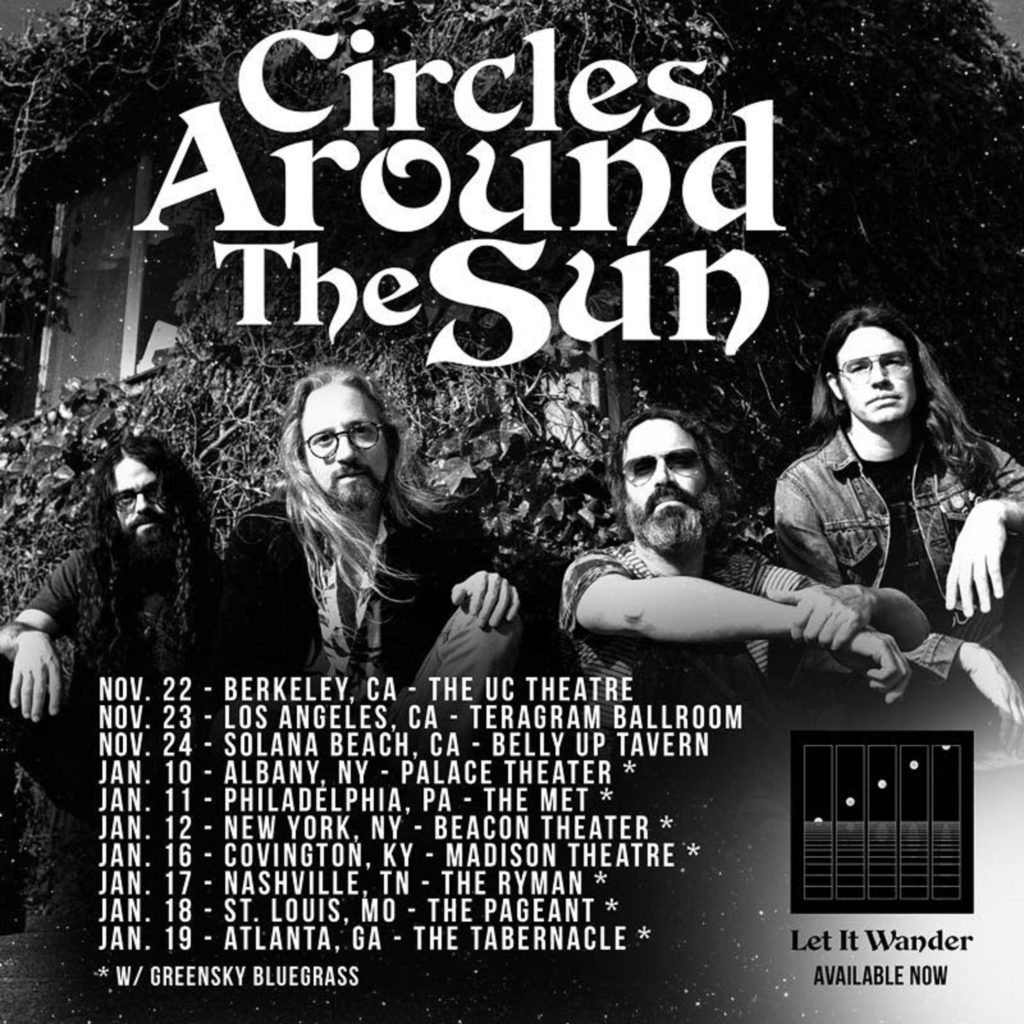 CIRCLES AROUND THE SUN To Join GREENSKY BLUEGRASS For Seven Shows In January