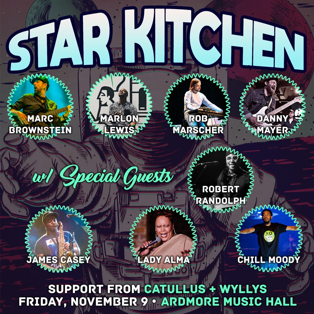 Marc Brownstein's Funk Supergroup 'Star Kitchen' To Make Debut in Ardmore with special guest Robert Randolph