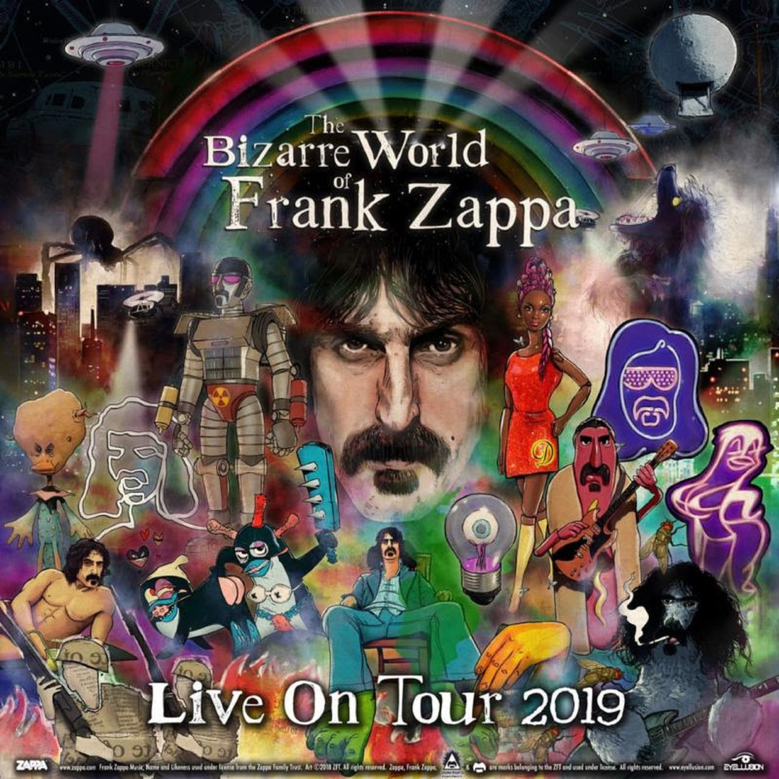 Promo Video Revealed For 2019 "The Bizarre World Of Frank Zappa" Tour With FRANK ZAPPA Audio Clip