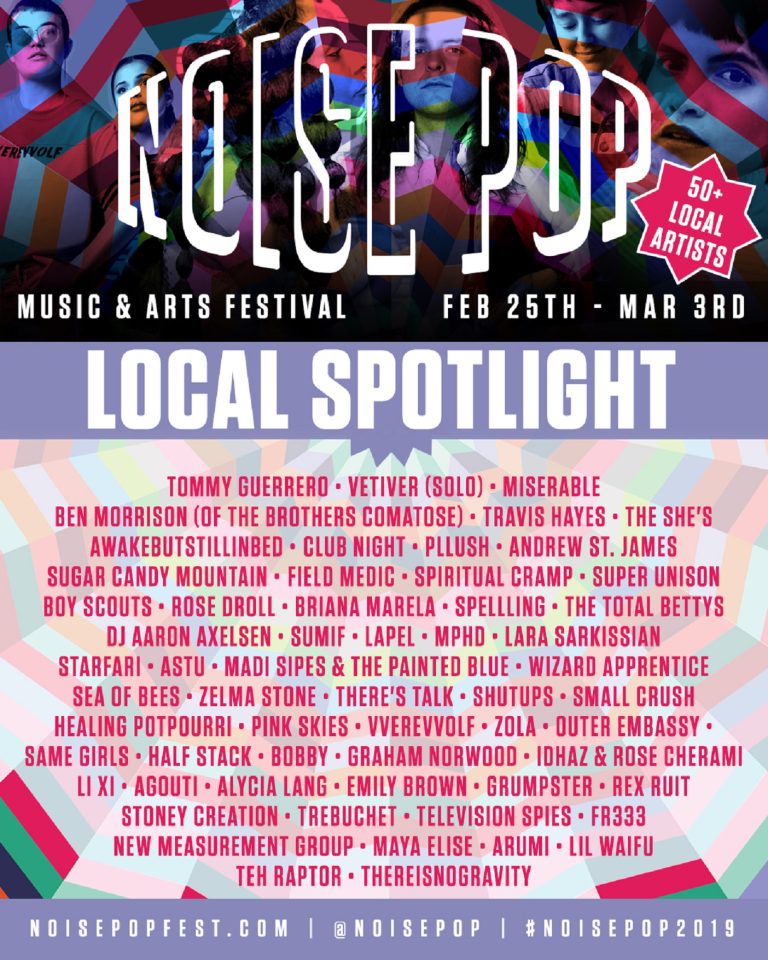 27th Annual Noise Pop Festival Announces Lineup