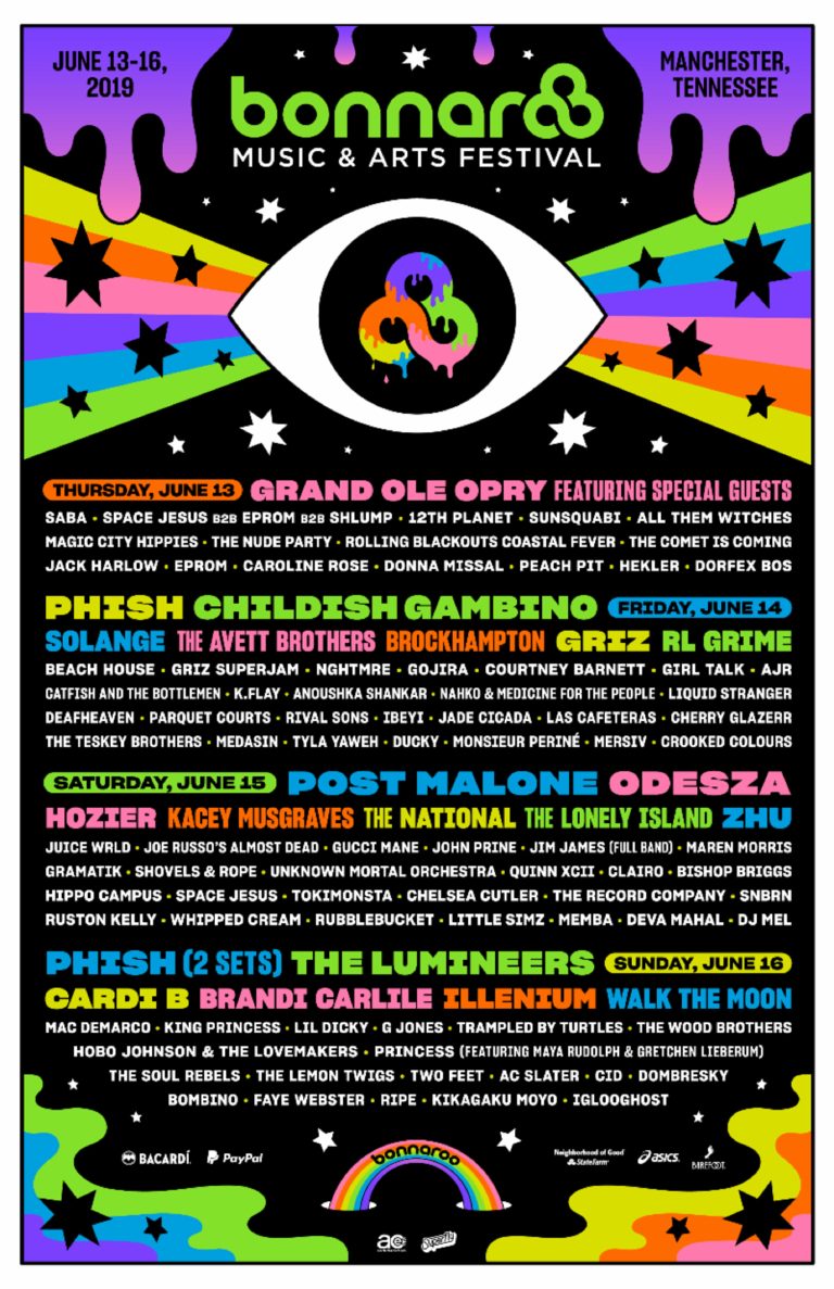 Bonnaroo announces 2019 lineup