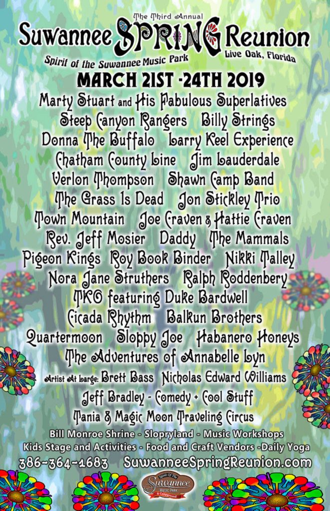 Suwannee Spring Reunion Adds Marty Stuart and His Fabulous Superlatives, Chatham County Line & More