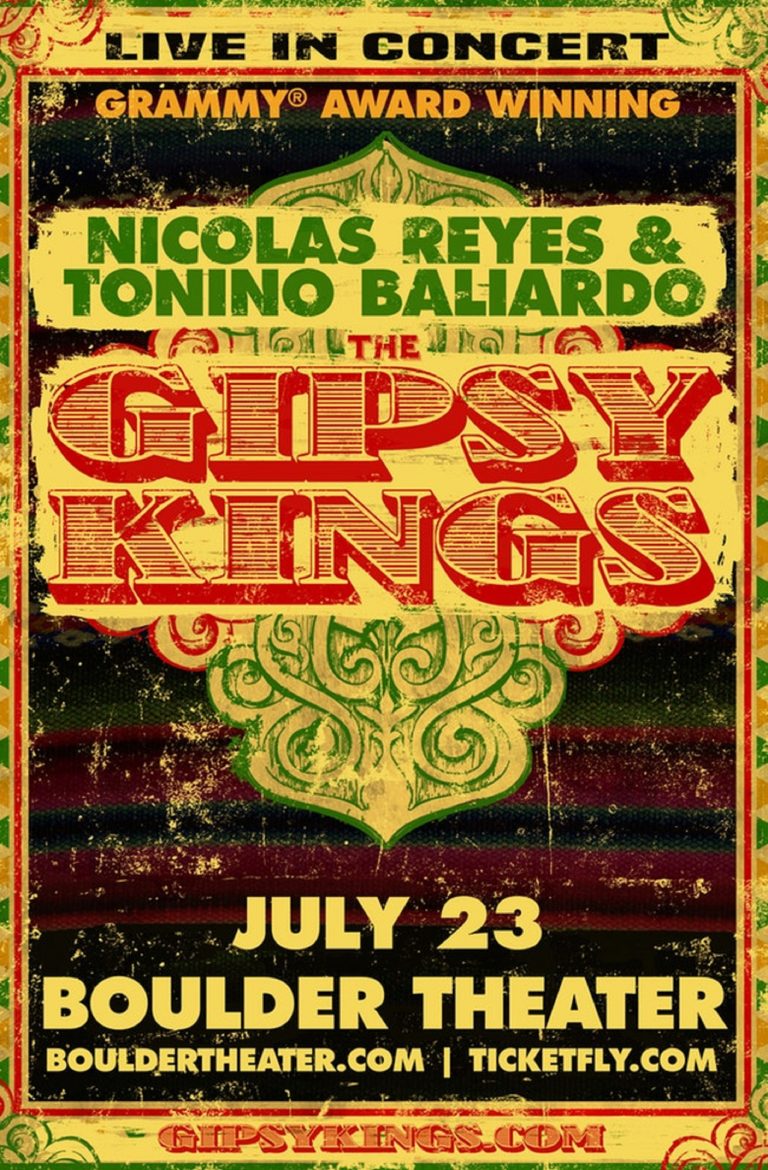 The Gipsy Kings will play the Boulder Theater this summer