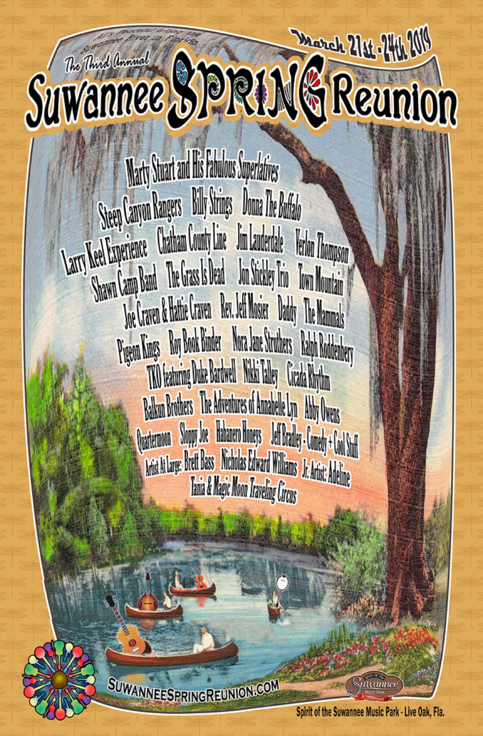 Suwannee Spring Reunion Schedule is Up!