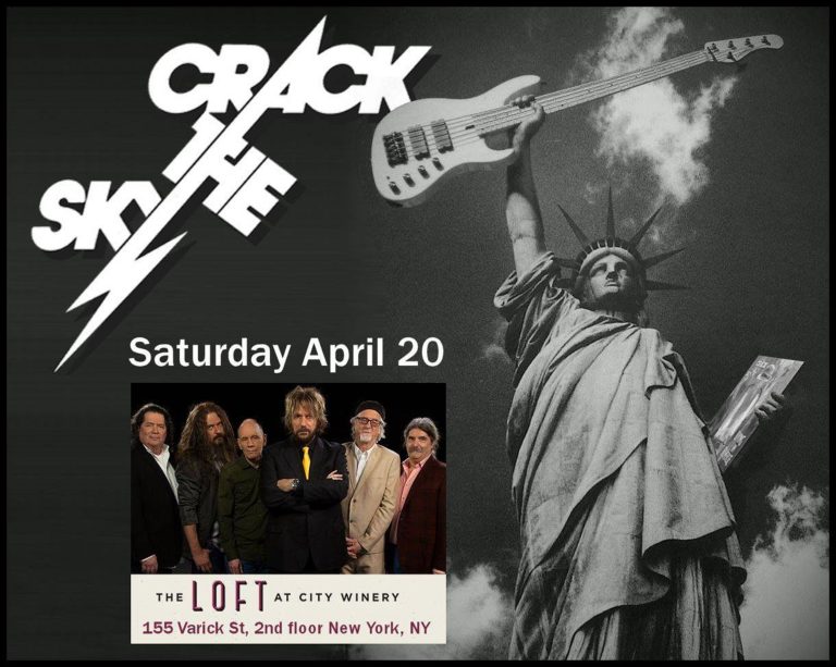 Crack The Sky to Play NYC on 4/20