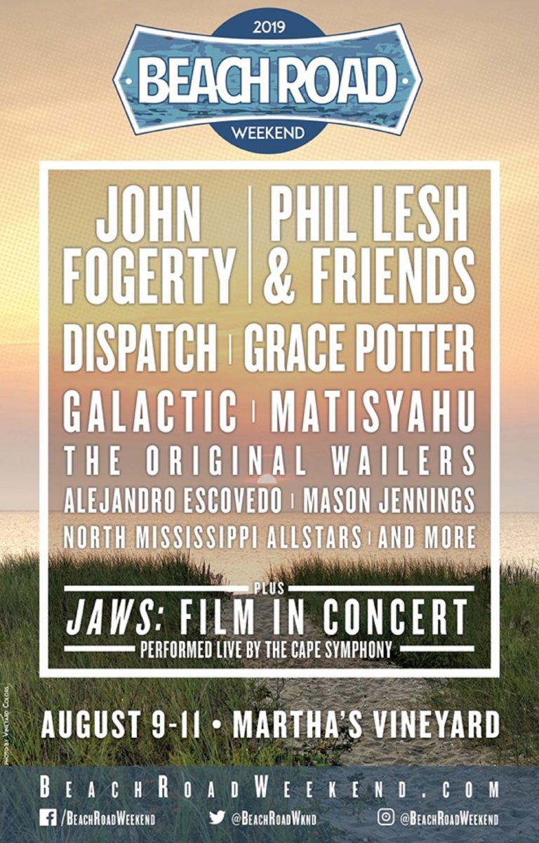 Inaugural Martha’s Vineyard Festival to feature Phil Lesh and Friends, John Fogerty, Grace Potter, Dispatch and more