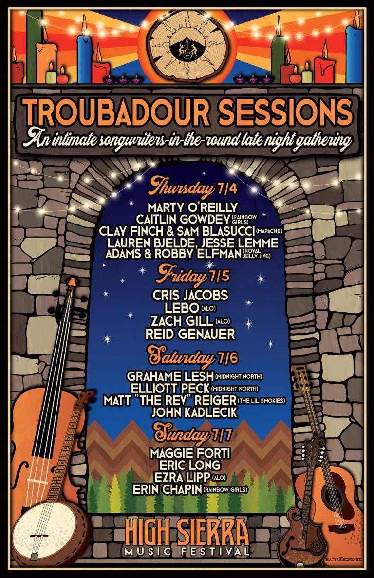 High Sierra Music Festival Announces Playshop Lineup And Troubadour Sessions