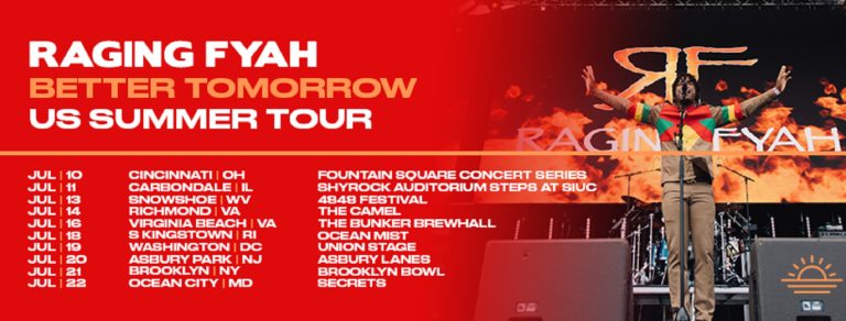 GRAMMY Nominated Act Raging Fyah Kicks Off Tour This Week