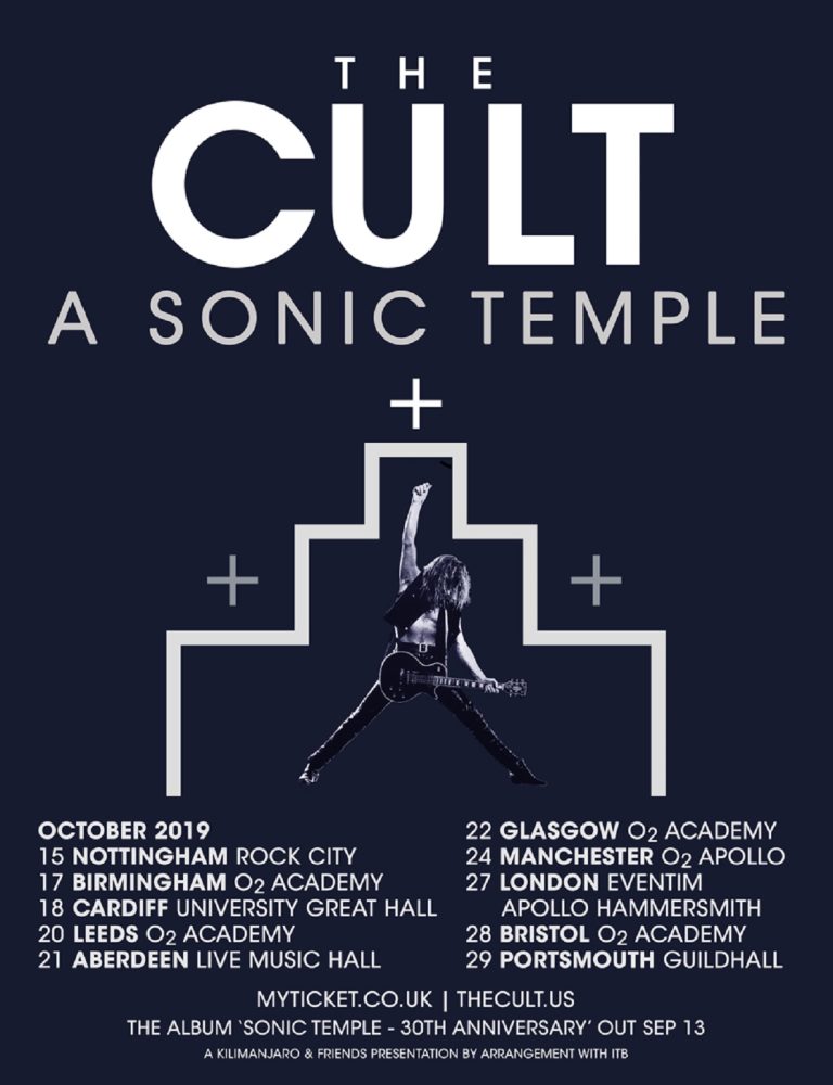 THE CULT Announce 'Sonic Temple' 30th Anniversary Reissues