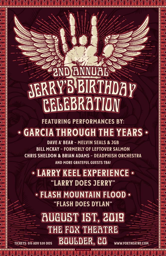 2nd Annual Jerry Garcia’s Birthday Celebration @ The Fox Theatre