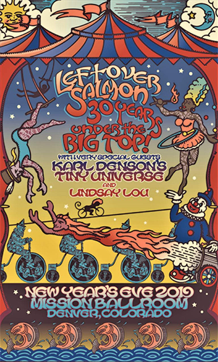 Announcing Leftover Salmon’s NYE Celebration w/ Karl Denson & Lindsay Lou at Mission Ballroom