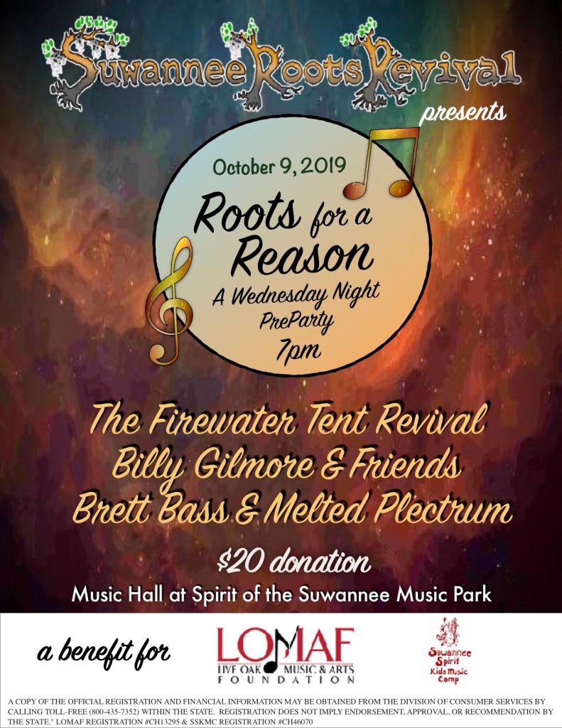 “Roots For A Reason” @ Suwannee Roots Revival