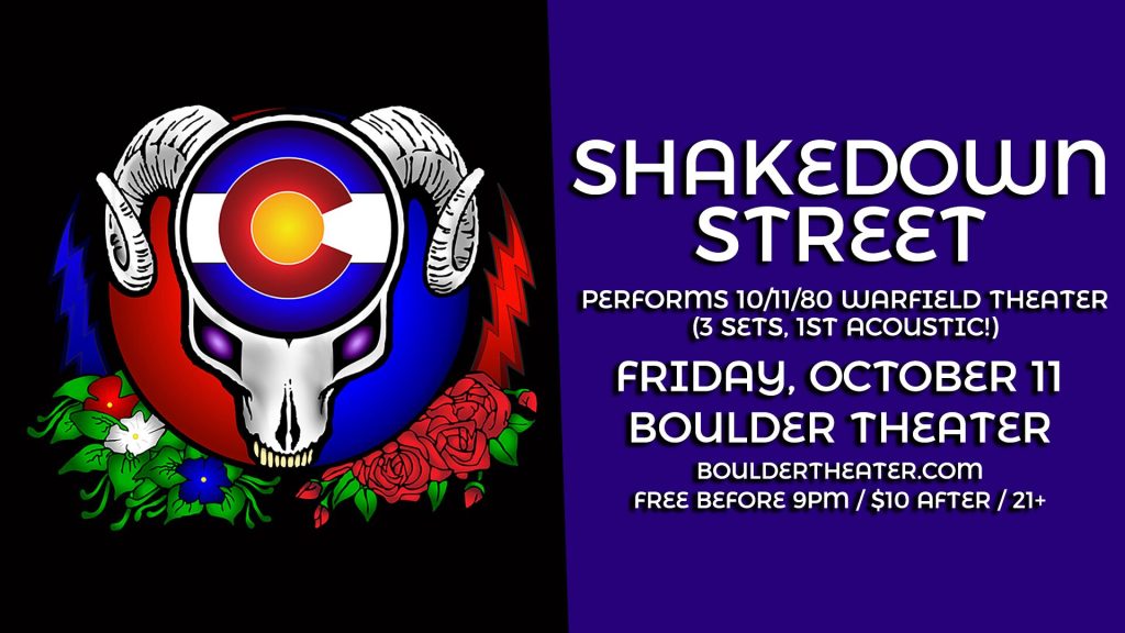 Shakedown Street | Boulder Theater | 10/11/19 | Preview