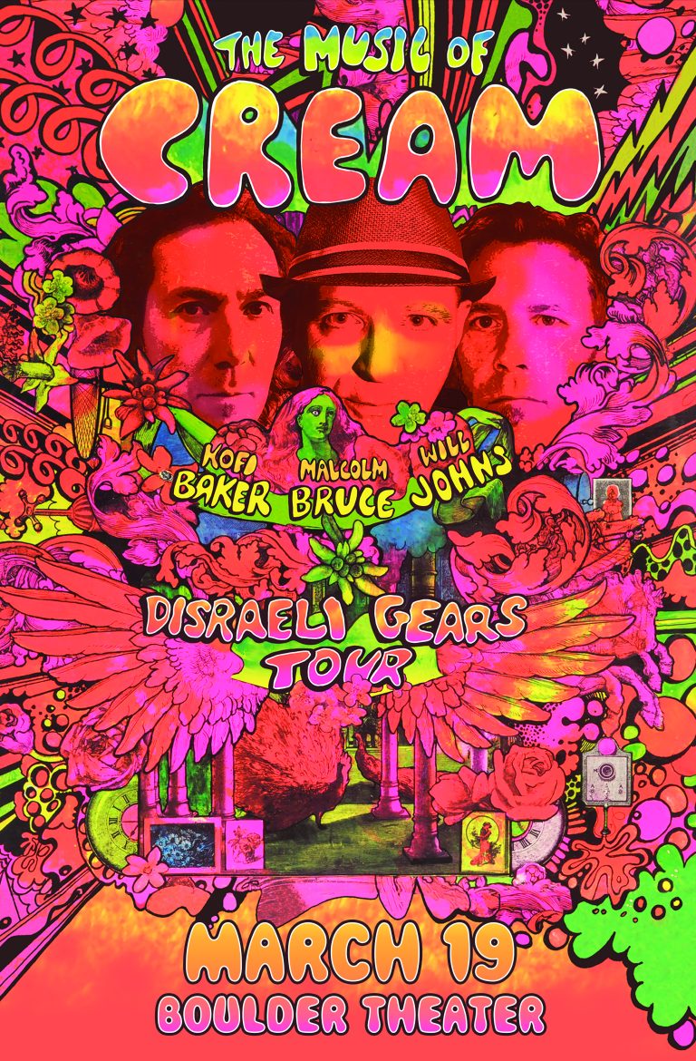 The Music of Cream Coming to Boulder Theater