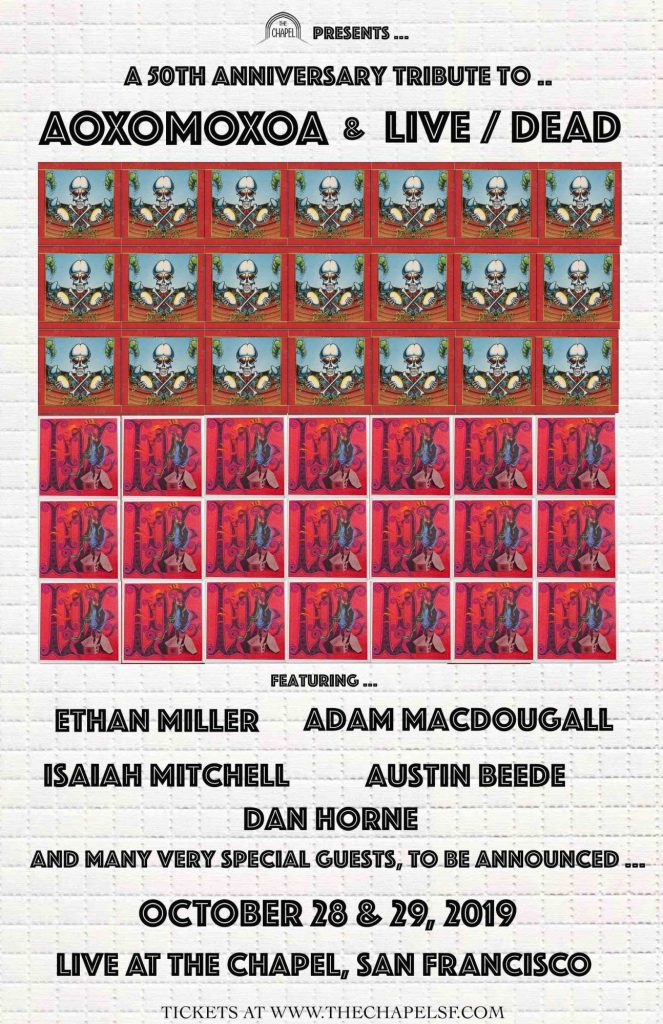 The Grateful Dead's 'Aoxomoxoa' & 'Live Dead' To Be Celebrated On 50th Anniversary At The Chapel In San Francisco