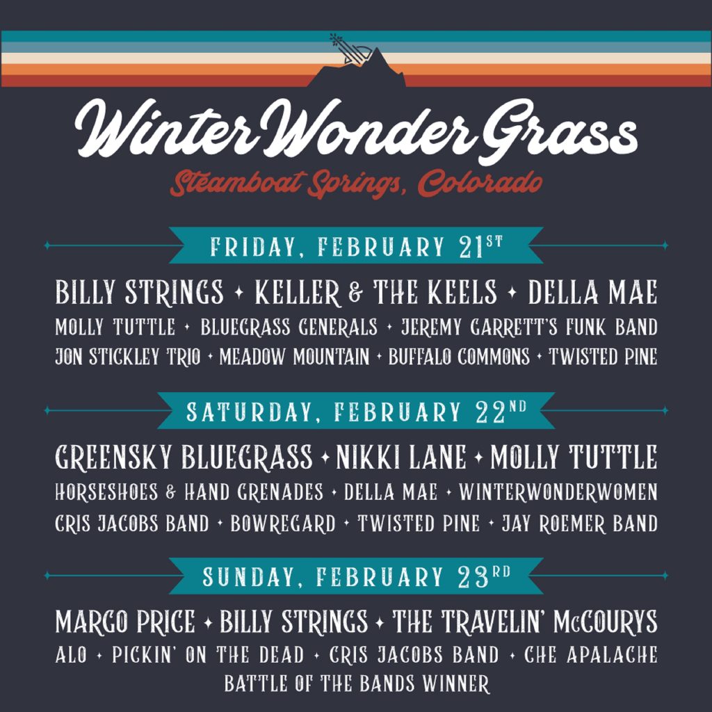 Greensky Bluegrass, Billy Strings x 2 & Margo Price To Headline Colorado-Edition of WinterWonderGrass