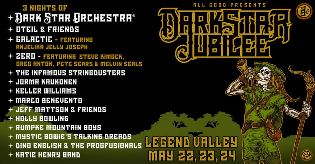 Dark Star Jubilee 2020 Lineup Announcement