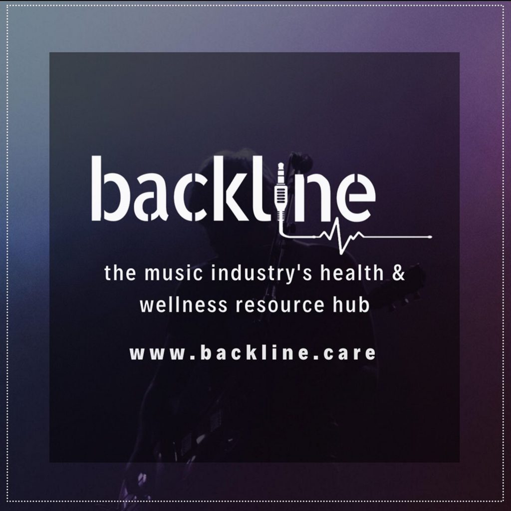 Backline:  The Music Industry's health & wellness resource hub
