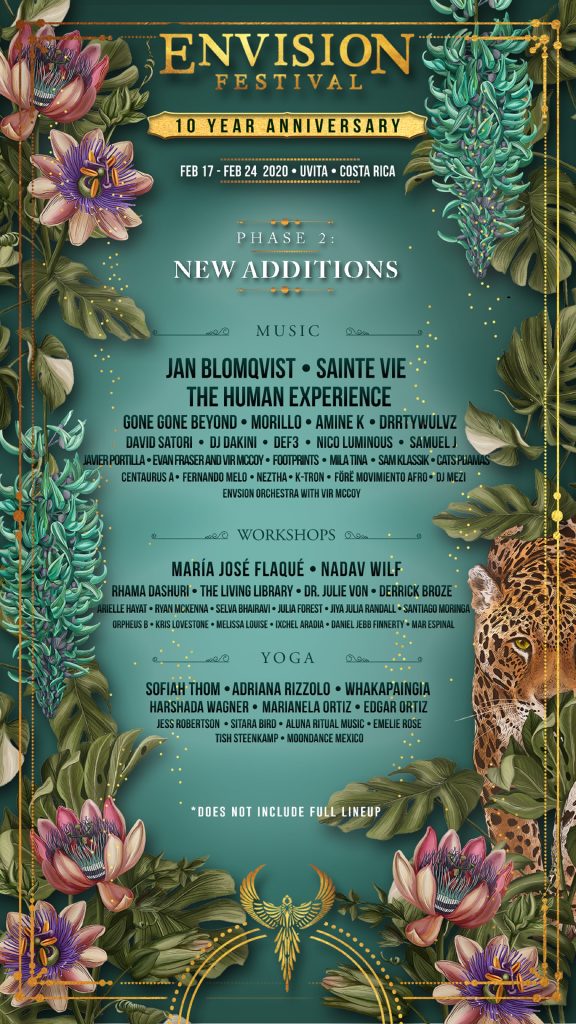 Envision Festival Adds To 10 Year Anniversary Experience With Phase 2 of Line Up