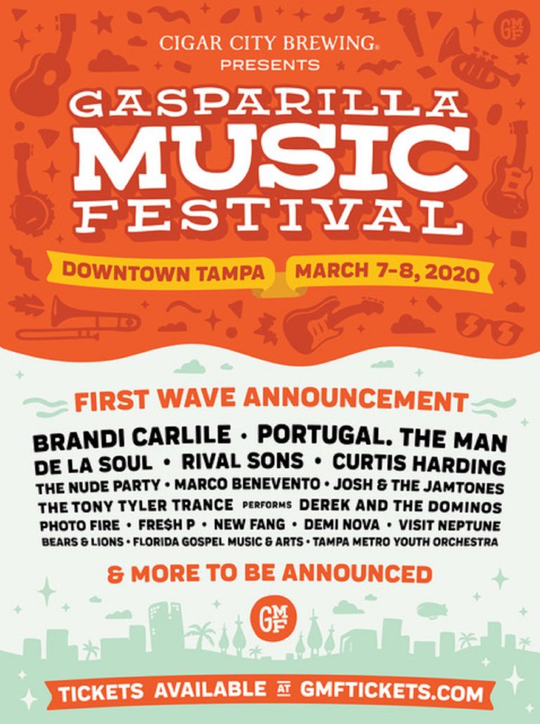 Gasparilla Music Festival 2020 Reveals First Wave of Bands