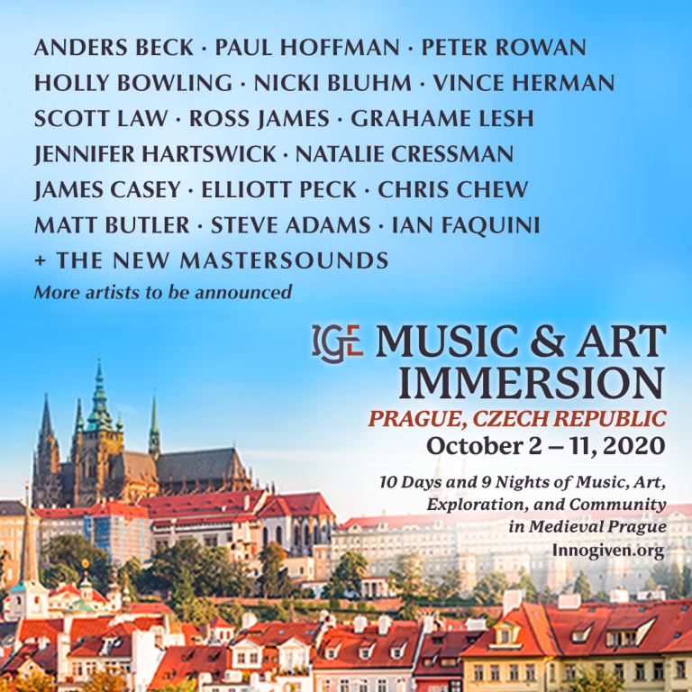 IGE Music & Art Immersion Announces Musical Ambassador Lineup, Engages Prague, Czech Republic for Location of Sixth Annual Summit