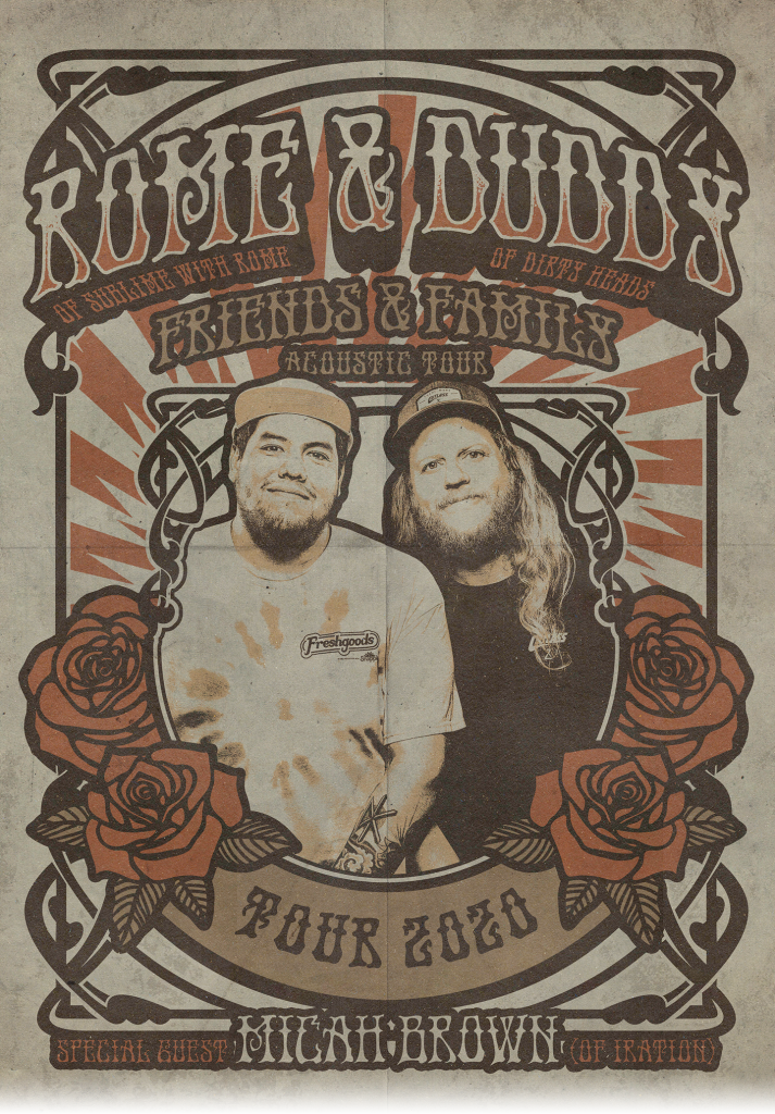 Rome Ramirez Of Sublime With Rome & Duddy B Of Dirty Heads Announce Rome & Duddy Friends And Family Tour!