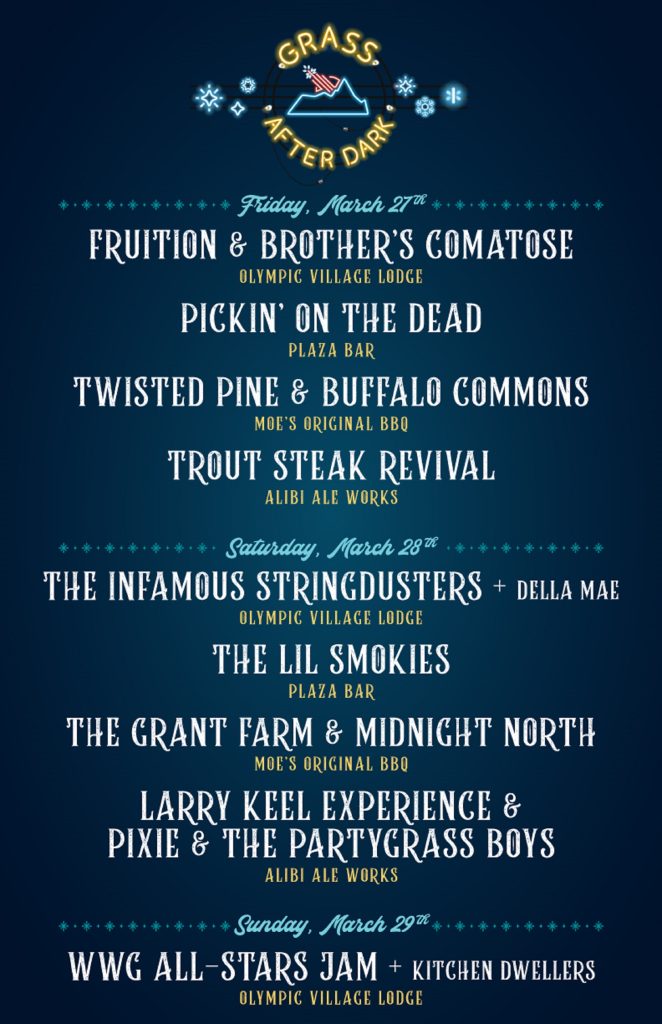 WinterWonderGrass California Shares Grass After Dark Series Feat. Infamous Stringdusters, Fruition, Kitchen Dwellers & More