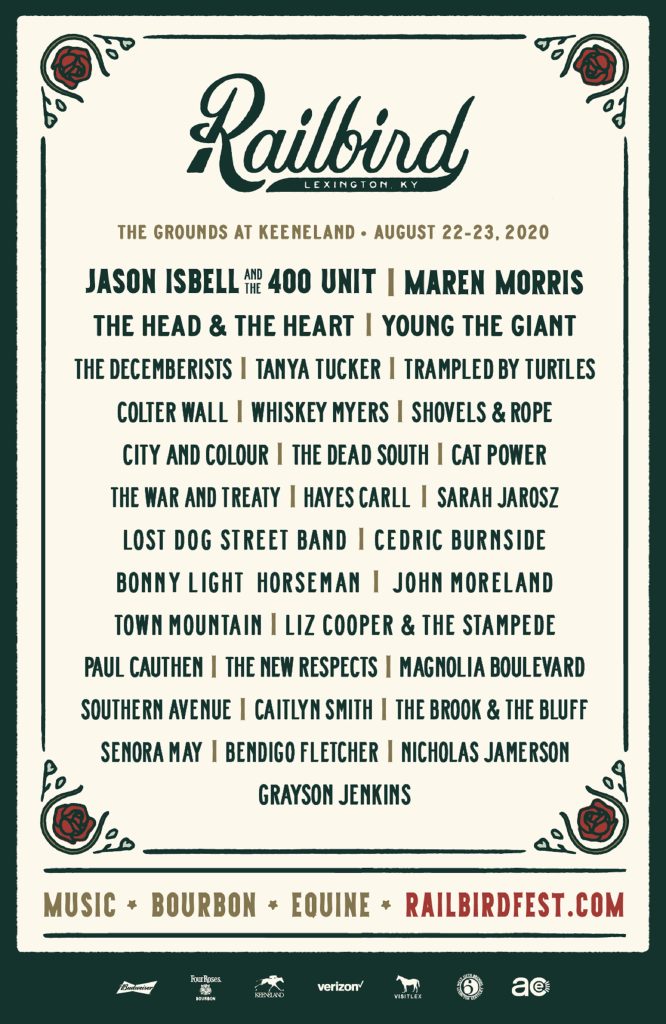 Railbird Festival announces 2020 lineup