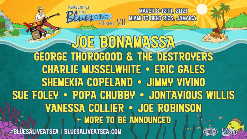 Joe Bonamassa Announces 7th Annual Keeping the Blues Alive at Sea