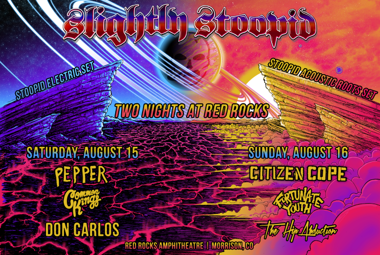 Slightly Stoopid Announces full Red Rocks 2020 Lineup
