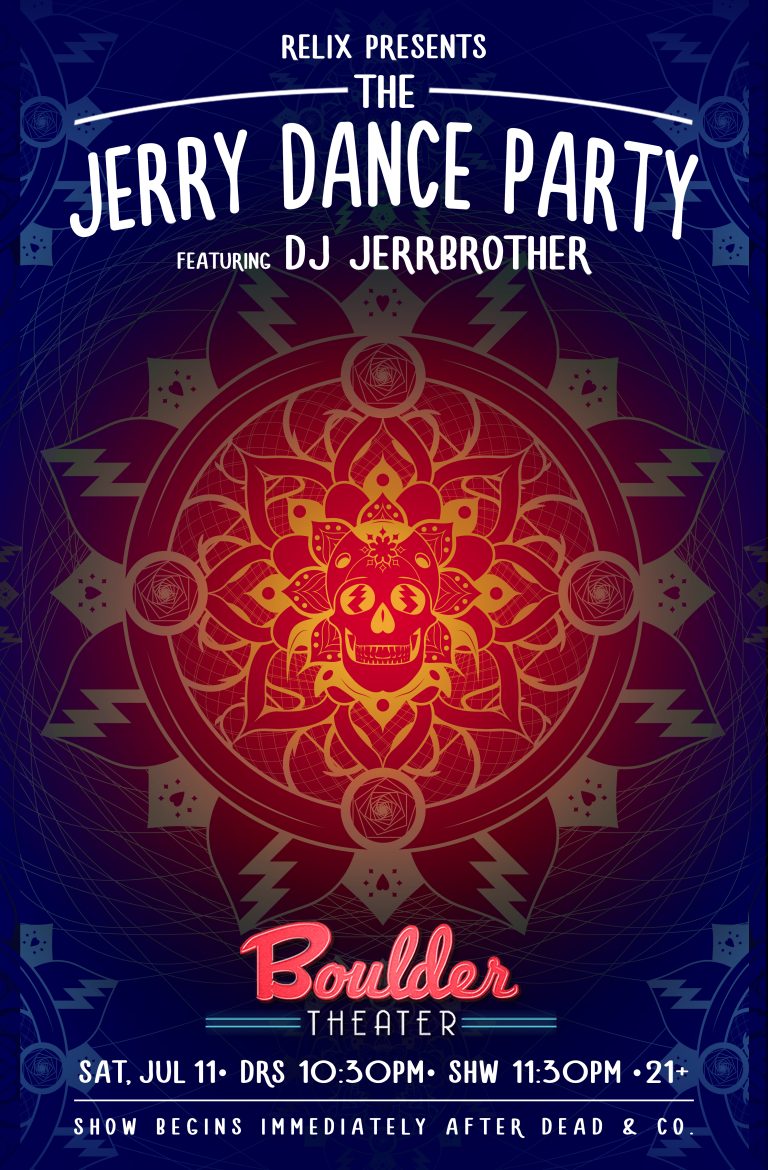 Jerry Dance Party After-show @ Boulder Theater on 7/11/2020