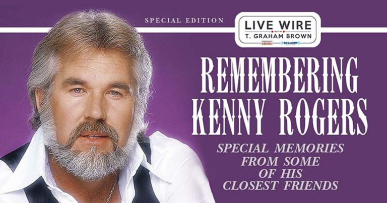 'Remembering Kenny Rogers' Special Hosted By T. Graham Brown Set To Air On SiriusXM's Prime Country Channel 58