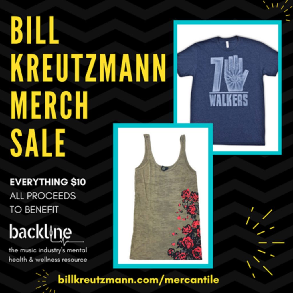 Billy Kreutzmann Merch Sale Benefitting Backline