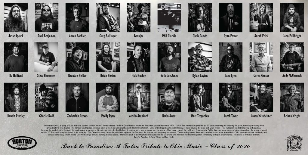 Back To Paradise:  A Tulsa Tribute to Okie Music – CD out 8/28