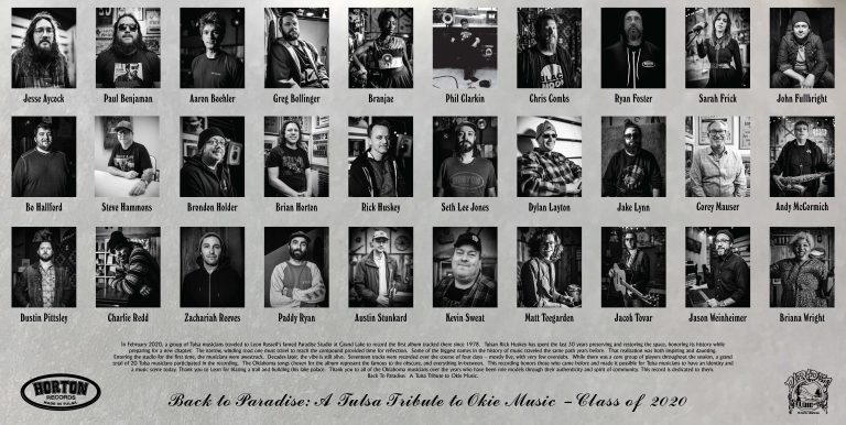 Back To Paradise:  A Tulsa Tribute to Okie Music – CD out 8/28