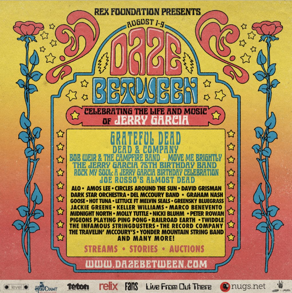 THE REX FOUNDATION AND THE JERRY GARCIA FAMILY ANNOUNCE "DAZE BETWEEN"