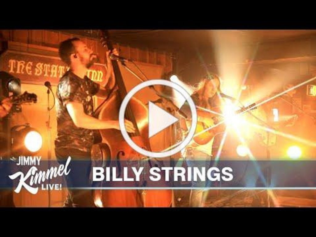 Billy Strings performed on Jimmy Kimmel Live! last night