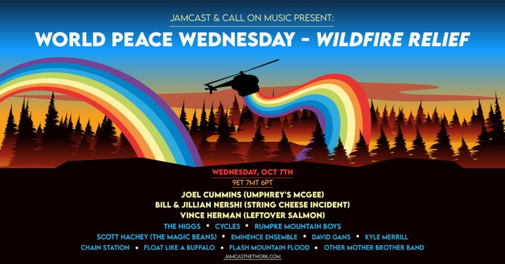 “World Peace Wednesday for Wildfire Relief"