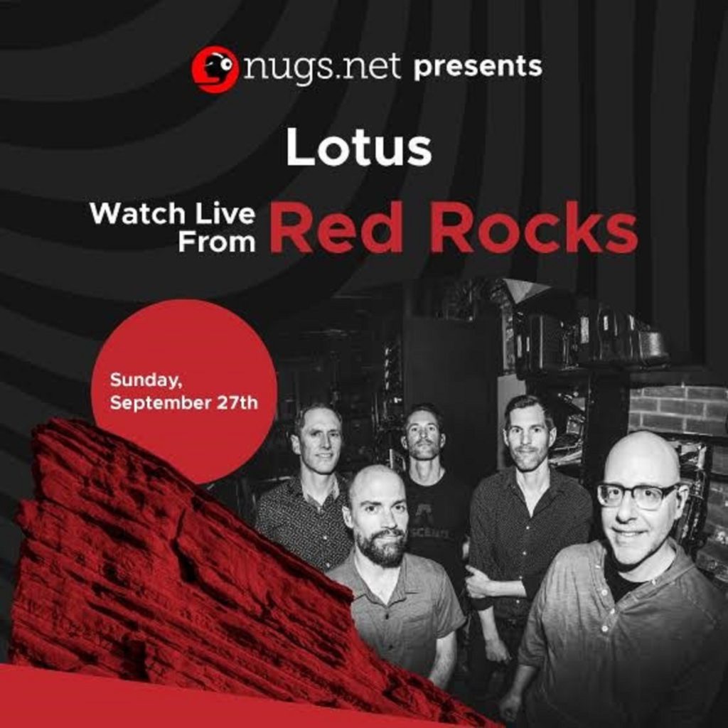 LOTUS To Perform Live at Red Rocks Amphitheatre on Sunday, September 27th