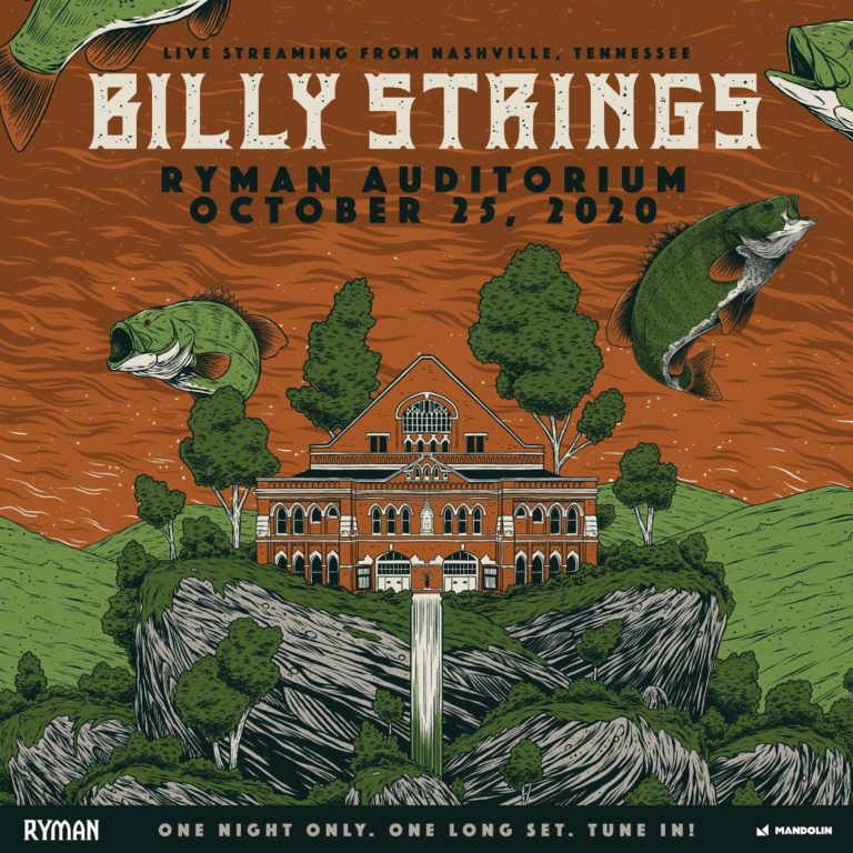 Billy Strings announces live stream performance from Nashville's Ryman Auditorium