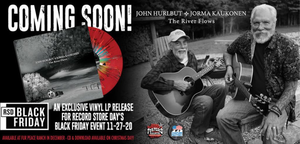 Jorma Kaukonen & John Hurlbut release The River Flows at RSD Black Friday Event
