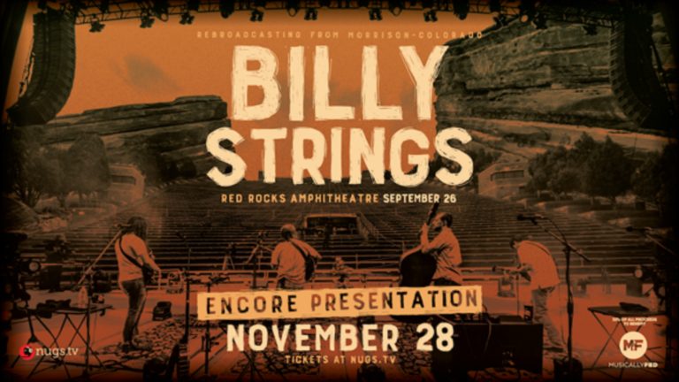 Billy Strings confirms encore broadcast of Red Rocks Amphitheatre livestream for November 28