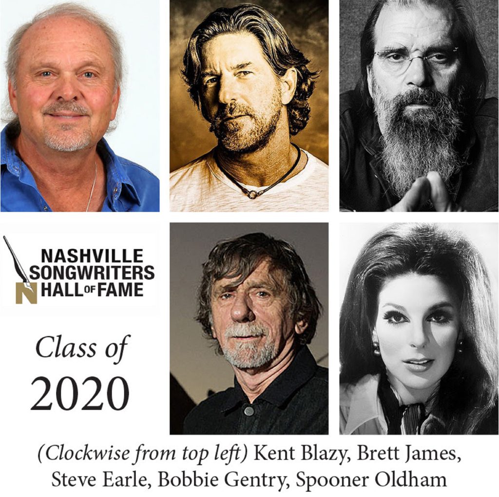 Nashville Songwriters Hall of Fame Announces 2020 Inductees