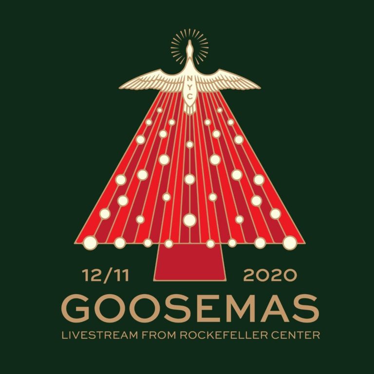 Goose announce "Goosemas Livestream From Rockefeller Center
