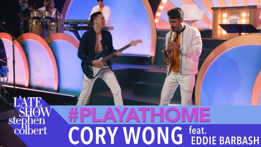 CORY WONG PERFORMED "BLUEBIRD" ON THE LATE SHOW WITH STEPHEN COLBERT #PLAYATHOME SERIES