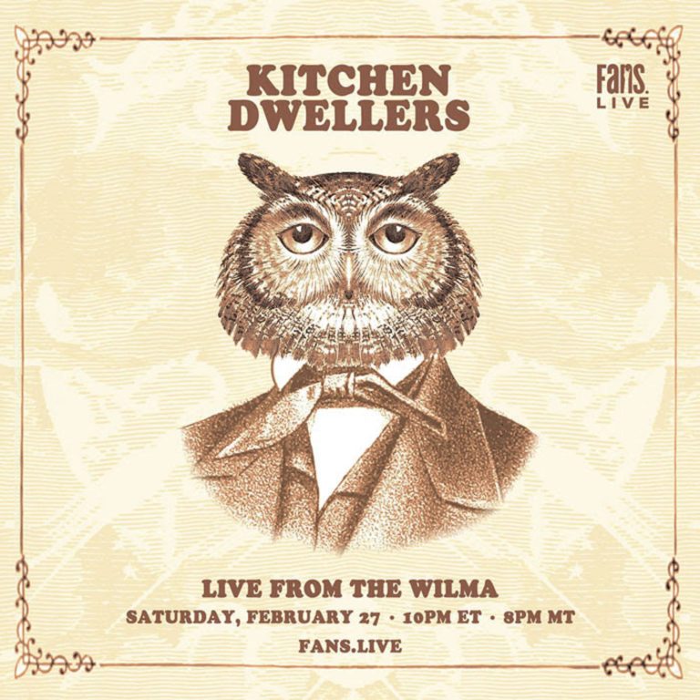 Kitchen Dwellers announce livestream from The Wilma