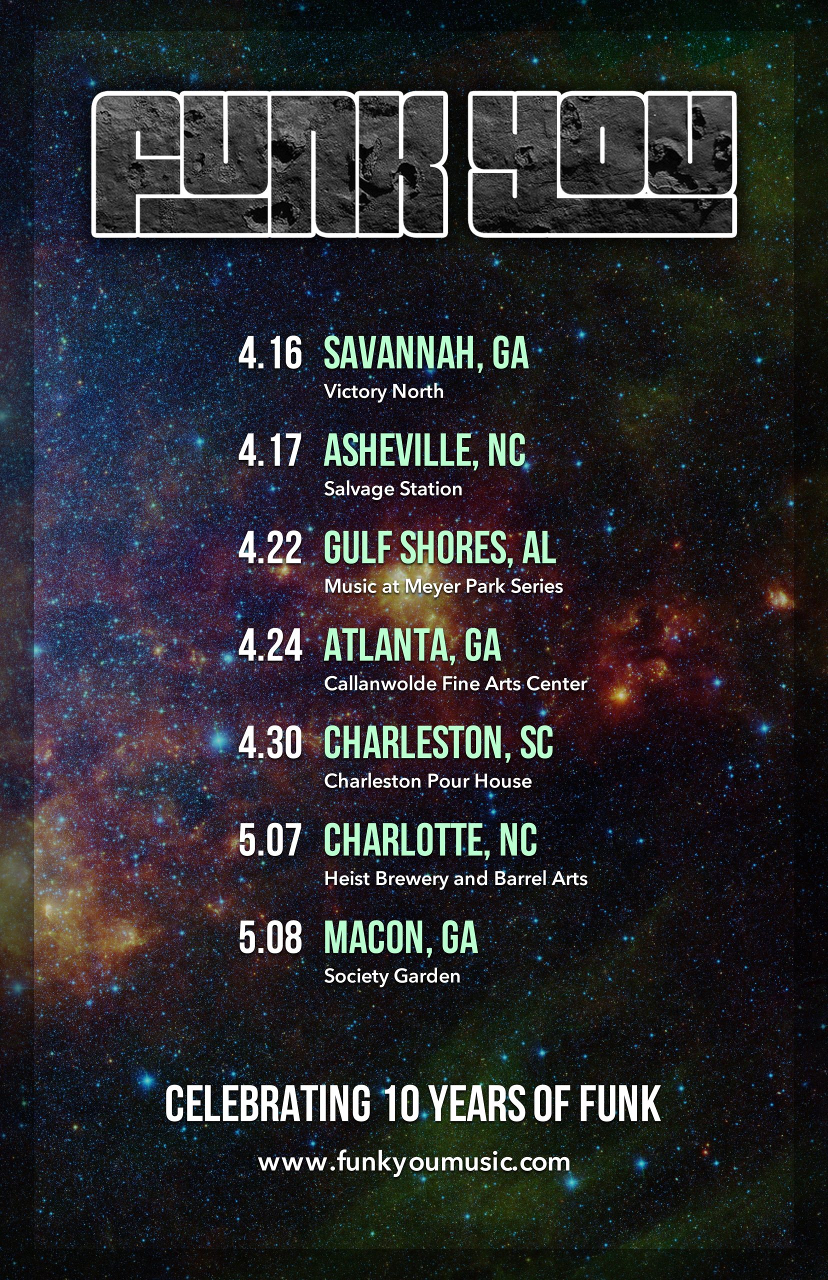 Funk You – 10th Anniversary Spring Tour