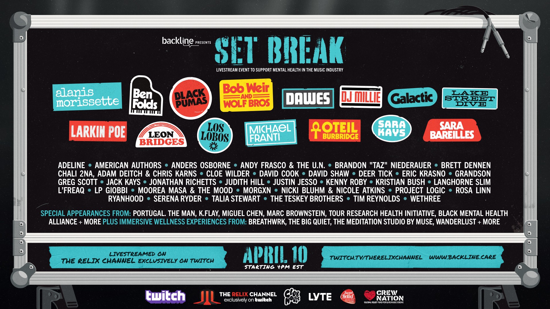 Backline Announces “Set Break” Livestream Event